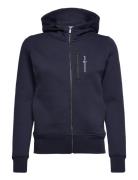 W Gale Zip Hood Sport Sweat-shirts & Hoodies Hoodies Navy Sail Racing