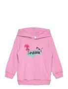 Puma X Trolls Hoodie Tr Tops Sweat-shirts & Hoodies Hoodies Pink PUMA