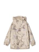 Tree Of Life Lined Rain Jacket Outerwear Rainwear Jackets Cream Garbo&...