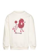 Sweatshirt Ls Tops Sweat-shirts & Hoodies Sweat-shirts Cream Minymo