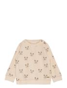 Minymo Sweatshirt Ls Aop Beige