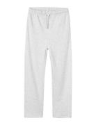 LMTD Nlnnizu Bru Straight Sweat Pant Noos Grå