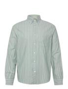 GANT Reg Archive Oxford Stripe Shirt Grön