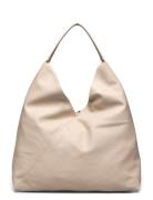 Bag Shopper V Shape Shopper Väska Beige Lindex