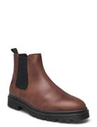 Cedric W Stövletter Chelsea Boot Brown Playboy Footwear