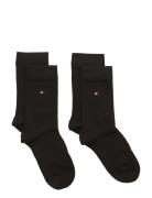 Th Children Sock Th Basic 2P Sockor Strumpor Black Tommy Hilfiger