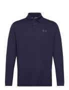 Ua Performance 3.0 Ls Polo Tops Polos Long-sleeved Navy Under Armour