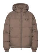 Alatna Over D Puffer Fodrad Jacka Brown Dickies