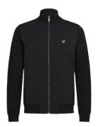 Hybrid Baffled Track Jacket Tunn Jacka Black Lyle & Scott