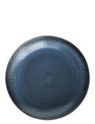 Aida Relief St Ware Soup Plate Blue 4 Pcs. 22 Cm. Brown Box Blå