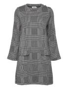 Janet Dress Kort Klänning Grey Jumperfabriken