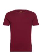 Polo Ralph Lauren Custom Slim Fit Jersey Crewneck T-Shirt Röd