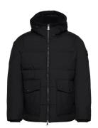 Rockie Utility Hooded Jacket Fodrad Jacka Black Tommy Hilfiger