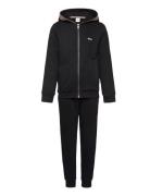 Cardigan+Trousers Sets Sweatsuits Black BOSS