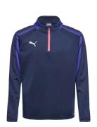 PUMA Individualliga 1/4 Zip Top Jr Marinblå