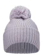 Wool Beanie - Lavender Love 3-100Y Accessories Headwear Hats Beanie Pu...