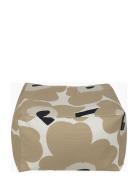 Unikko Pouf Home Furniture Pouffes Beige Marimekko Home