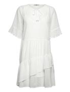 Sheer Heather Dress Kort Klänning White Bzr