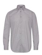 Bosweel Shirts Est. 1937 Small Check On White Grå