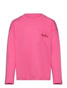 Mini Rodini Agatha Emb Ls Tee Rosa