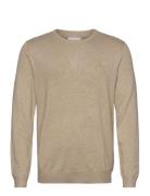 Lindbergh Ecovero L/S O-Neck Knit Beige