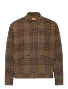 Strafford Printed Jacket Plaid Print Bomberjacka Jacka Brown Timberlan...