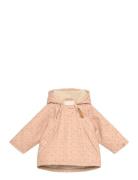 Nbfgerda Padded Loose Jacket Aop Fo Lil Fodrad Jacka Pink Lil'Atelier