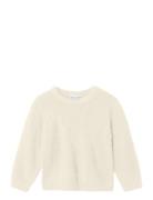 Nmfnannelise Ls Knit Tops Knitwear Pullovers Cream Name It