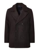 Wes Wool Peacoat Yllerock Rock Brown Lexington Clothing