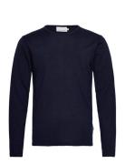 Casual Friday Cfkent Merino Crew Neck Knit Blå