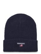 Sebago Draft Ribbed Beanie Marinblå