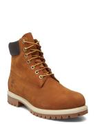 Timberland Premium 6 Inch Lace Up Waterproof Boot Dark Wheat Nubuck Sn...