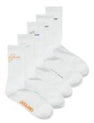 Jack & J S Jaclukas Tennis Socks 5 Pack Jnr Vit