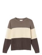 Nkmolok Ls Knit Tops Knitwear Pullovers Brown Name It