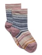 Vilma Glitter Socks Sockor Strumpor Multi/patterned Mp Denmark