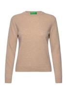 United Colors Of Benetton Crewneck Jersey Beige