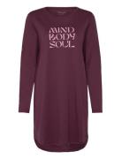 Nightdresses Ndk Lsl X Nattlinne Burgundy Triumph