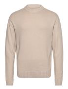 Jjejack Knit Crew Neck Sn Tops Knitwear Round Necks Cream Jack & J S