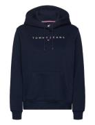 Tjw Reg Linear Crew Ext Tops Sweat-shirts & Hoodies Sweat-shirts Navy ...