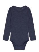 Body Ls - Solid Bodies Long-sleeved Navy CeLaVi