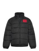 Puffer Jacket Fodrad Jacka Black Hugo Kids