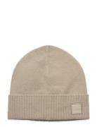 Akaio_R_Hat Accessories Headwear Beanies Beige BOSS