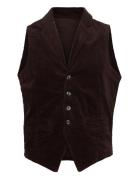 Lindbergh Corduroy Waistcoat Brun