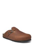 Clogs Nubuck Leather Shoes Clogs Brown En Fant