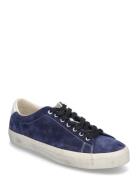 Longwood Distressed Suede Sneaker Låga Sneakers Navy Polo Ralph Lauren