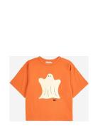 Bobo Choses Funny Ghost T-Shirt Orange