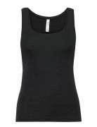 Lindex Camisole Merino Wool Svart