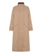 Frolli Ja 2 Trench Coat Rock Beige Fransa