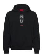 Dartchon Designers Sweat-shirts & Hoodies Hoodies Black HUGO