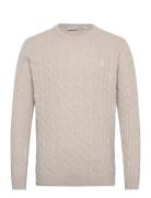 Timberland Cable Crew Neck Sweater Beige